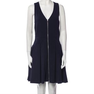 NWT- $268 Rebecca Minkoff Racerback A-Line Navy Blue Dress - M